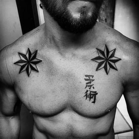 tatuajes de estrellas para hombres en el pecho|Las 33 mejores ideas de TATUAJES DE ESTRELLAS。